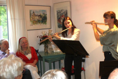Martina & Iva Mazanik bei der musikalischen Eröffnung
